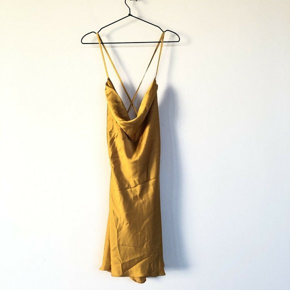 Lovers + Friends Boa Mini Dress Sunflower Yellow - Picture 4 of 7